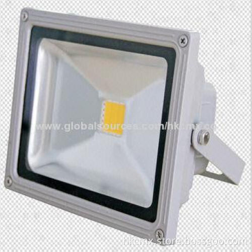 Three Years Warranty 20W LED Floodlight with 85 to 265V AC Input Voltage, 1,700lm Luminous Flux
